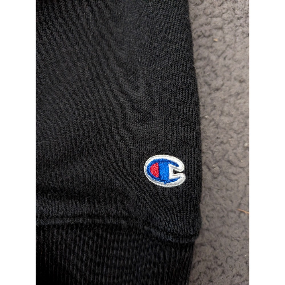 Champion Oregon State University Sweatshirt Black Orange Embroidered Large - Picture 3 of 8